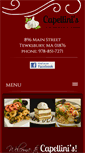 Mobile Screenshot of capellinisrestaurant.com